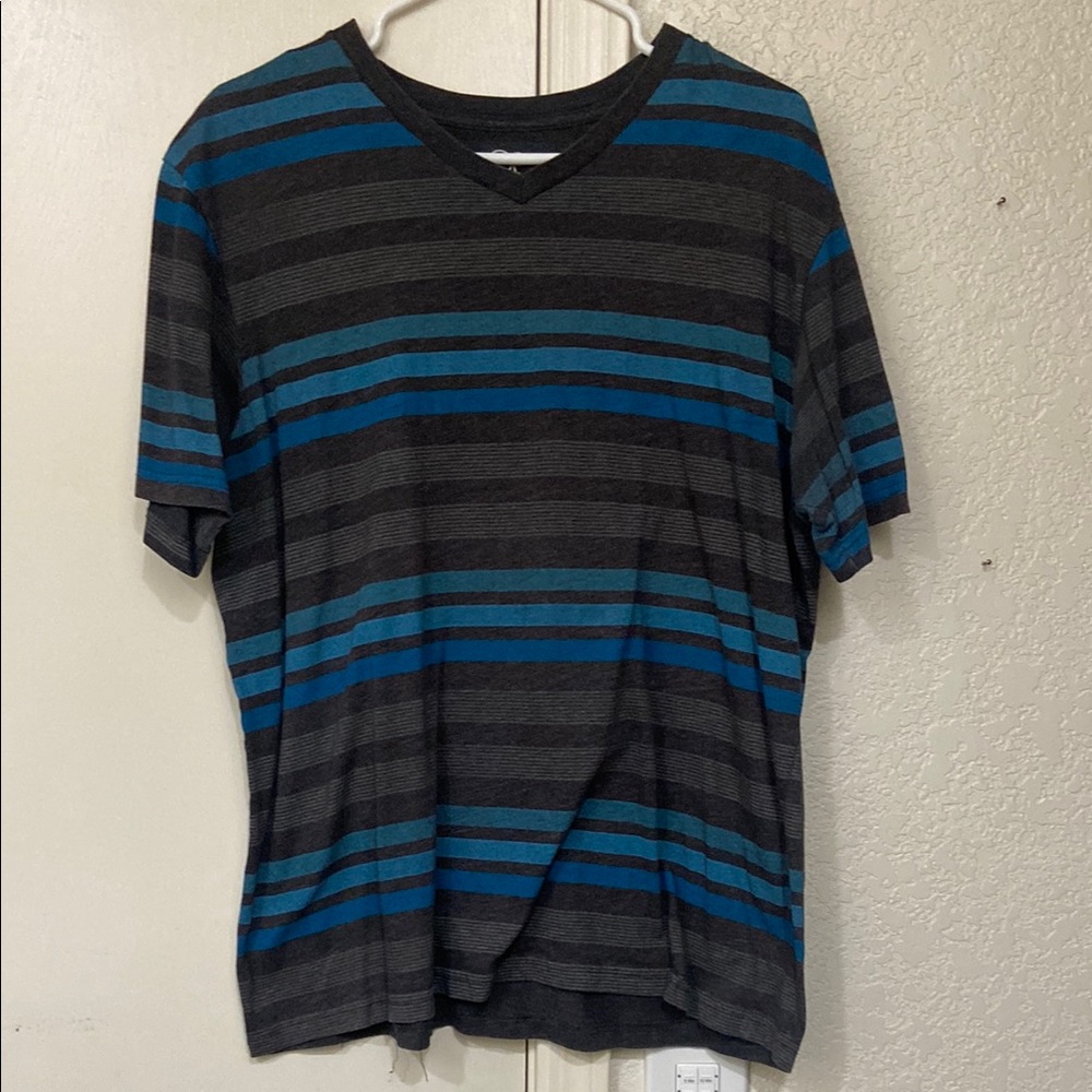OP Black and Blue XL Short Sleeve Tee with Stripes 2nd shirt